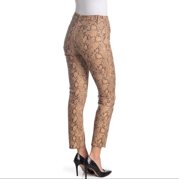 NWT Frame Python Print Straight Jean Size 24 - Picture 2 of 3